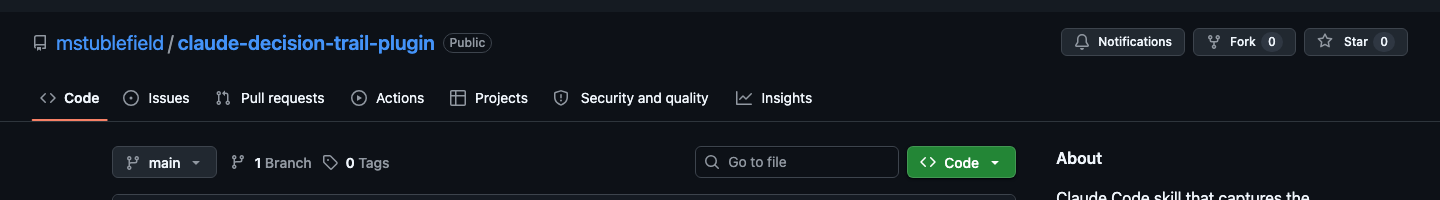 The Fork button on the repository page
